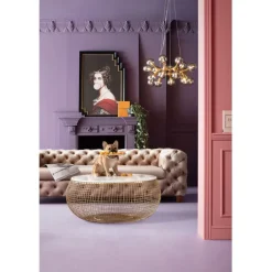 Canapé Desire 3-places velours écru><noscript><img width=
