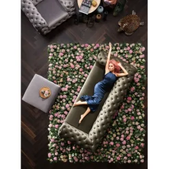 Canapé Desire 3-places vert khaki>KARE Design Best