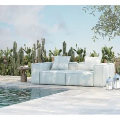 Canapé KoraliBeach Outdoor bleu 235cm><noscript><img width=