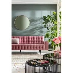 Canapé Milchbar 3-places velours mauve><noscript><img width=