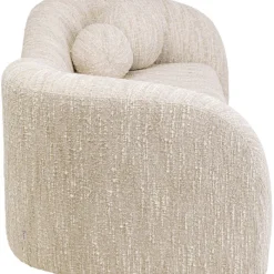 Canapé 2-places Livia mélange creme 201cm><noscript><img width=