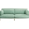 Canapé Shirly 3-places vert menthe 221cm>KARE Design
