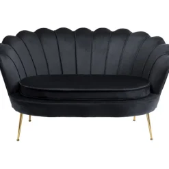 Canapé Water Lily 2-places Or noir><noscript><img width=