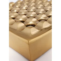 Cendrier Soho carré laiton 25x25cm><noscript><img width=