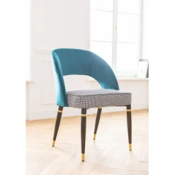 Chair Samantha pétrole>KARE Design Outlet
