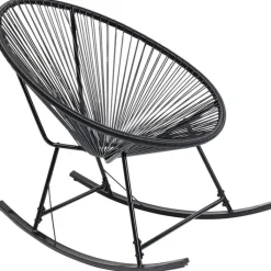 Chaise à bascule Acapulco Mono noir><noscript><img width=