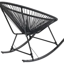 Chaise à bascule Acapulco Mono noir><noscript><img width=