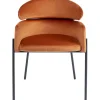 Chaise a. acc. Alexia.velours orange>KARE Design Hot