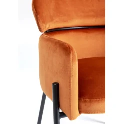 Chaise a. acc. Alexia.velours orange><noscript><img width=
