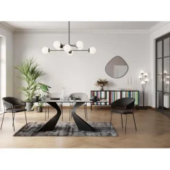 Chaise a. acc. Belle anthracite (2/set)><noscript><img width=