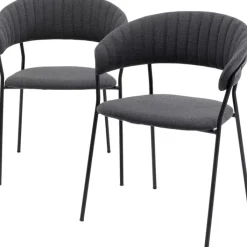 Chaise a. acc. Belle anthracite (2/set)><noscript><img width=