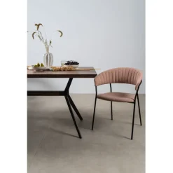 Chaise a. acc. Belle rose (2/set)>KARE Design Hot