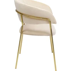 Chaise a. acc. Belle Velvet crème (2/set)><noscript><img width=