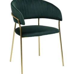 Chaise a. acc. Belle Velvet vert (2/set)><noscript><img width=