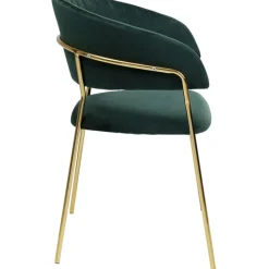 Chaise a. acc. Belle Velvet vert (2/set)><noscript><img width=