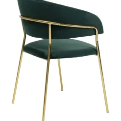 Chaise a. acc. Belle Velvet vert (2/set)><noscript><img width=