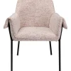 Chaise a. acc. Bess clair Beige Flitter>KARE Design New