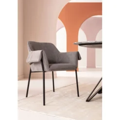 Chaise a. acc. Bess gris>KARE Design Discount