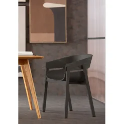 Chaise a. acc. Biarritz noir>KARE Design Hot