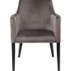 Chaise a. acc. Black Mode gris>KARE Design