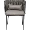 Chaise a. acc. Cheerio gris av. coussin>KARE Design Hot