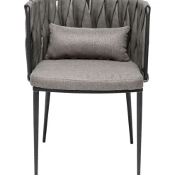 Chaise a. acc. Cheerio gris av. coussin>KARE Design Hot