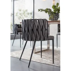 Chaise a. acc. Cheerio gris av. coussin><noscript><img width=