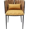 Chaise a. acc. Cheerio jaune a.coussin>KARE Design New