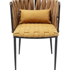 Chaise a. acc. Cheerio jaune a.coussin>KARE Design New