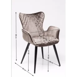 Chaise a. acc. Dream marron><noscript><img width=