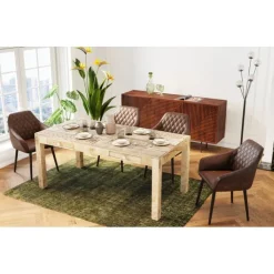 Chaise a. acc. Harry marron>KARE Design Discount