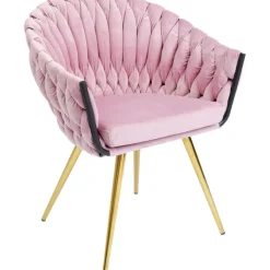 Chaise a. acc. Knot mauve>KARE Design Clearance