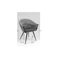 Chaise a. acc. Knot mauve><noscript><img width=