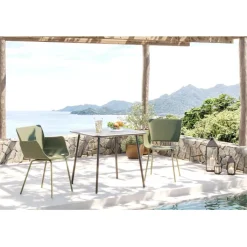 Chaise a. acc. Madeira vert>KARE Design Online