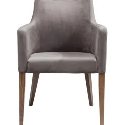Chaise a. acc. Mode velours gris>KARE Design Clearance