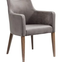 Chaise a. acc. Mode velours gris><noscript><img width=