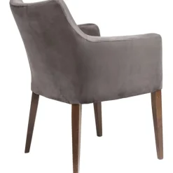 Chaise a. acc. Mode velours gris><noscript><img width=