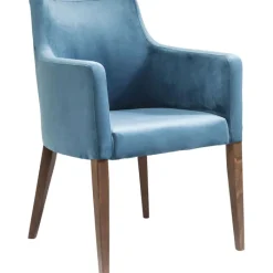 Chaise a. acc. Mode velours pétrole><noscript><img width=