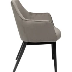 Chaise a. acc. Modino velours gris><noscript><img width=