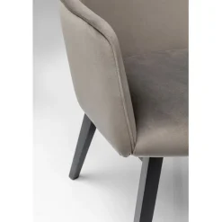 Chaise a. acc. Modino velours gris><noscript><img width=