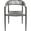 Chaise a. acc. Palma gris>KARE Design Hot
