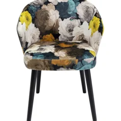 Chaise a. acc. Peony Flower jaune>KARE Design Sale