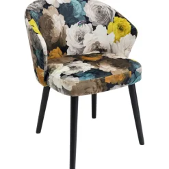 Chaise a. acc. Peony Flower jaune>KARE Design Sale