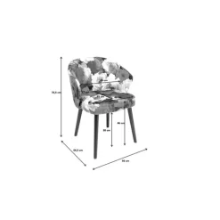 Chaise a. acc. Peony Flower jaune><noscript><img width=