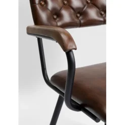 Chaise a. acc. Salsa.cuir marron><noscript><img width=