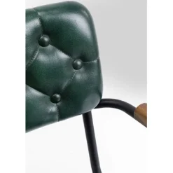 Chaise a. acc. Salsa.cuir vert foncé><noscript><img width=
