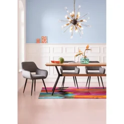 Chaise a. acc. San Francisco gris>KARE Design Discount