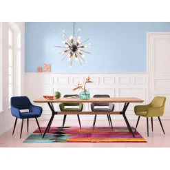 Chaise a. acc. San Francisco bleu>KARE Design Outlet