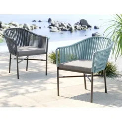 Chaise a. acc. Santanyi gris foncé>KARE Design Online