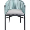 Chaise a. acc. Santanyi vert pétrole>KARE Design Best